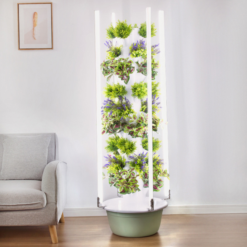 Hydroponic Tower - Со светодиодной подсветкой для выращивания, космическое