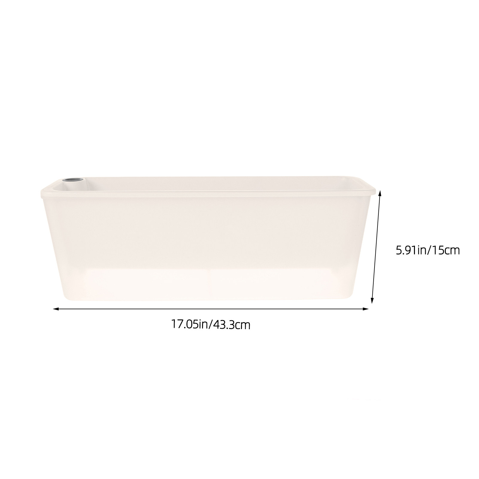 Прямоугольный узкий кашпо с си – обзор и цена Self Watering Planter