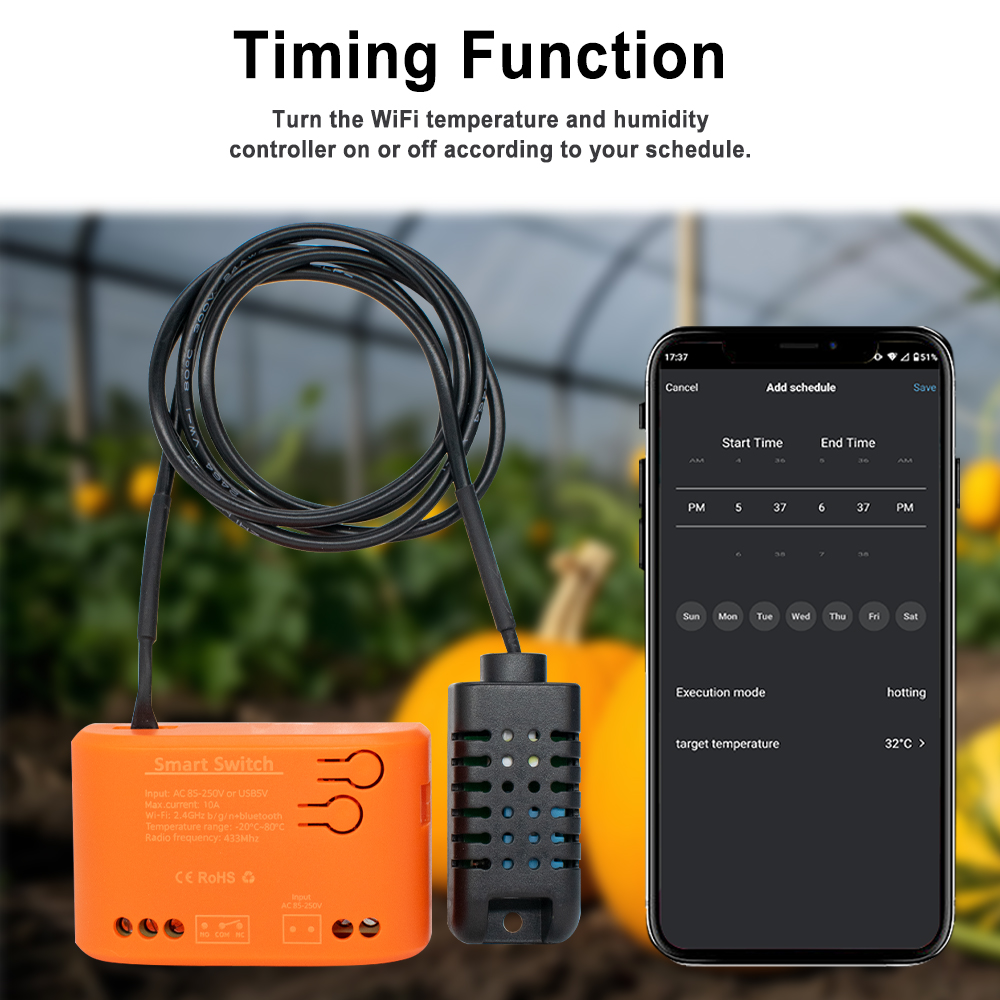 Tuya WiFi датчик температуры в – обзор и цена Plant Monitor