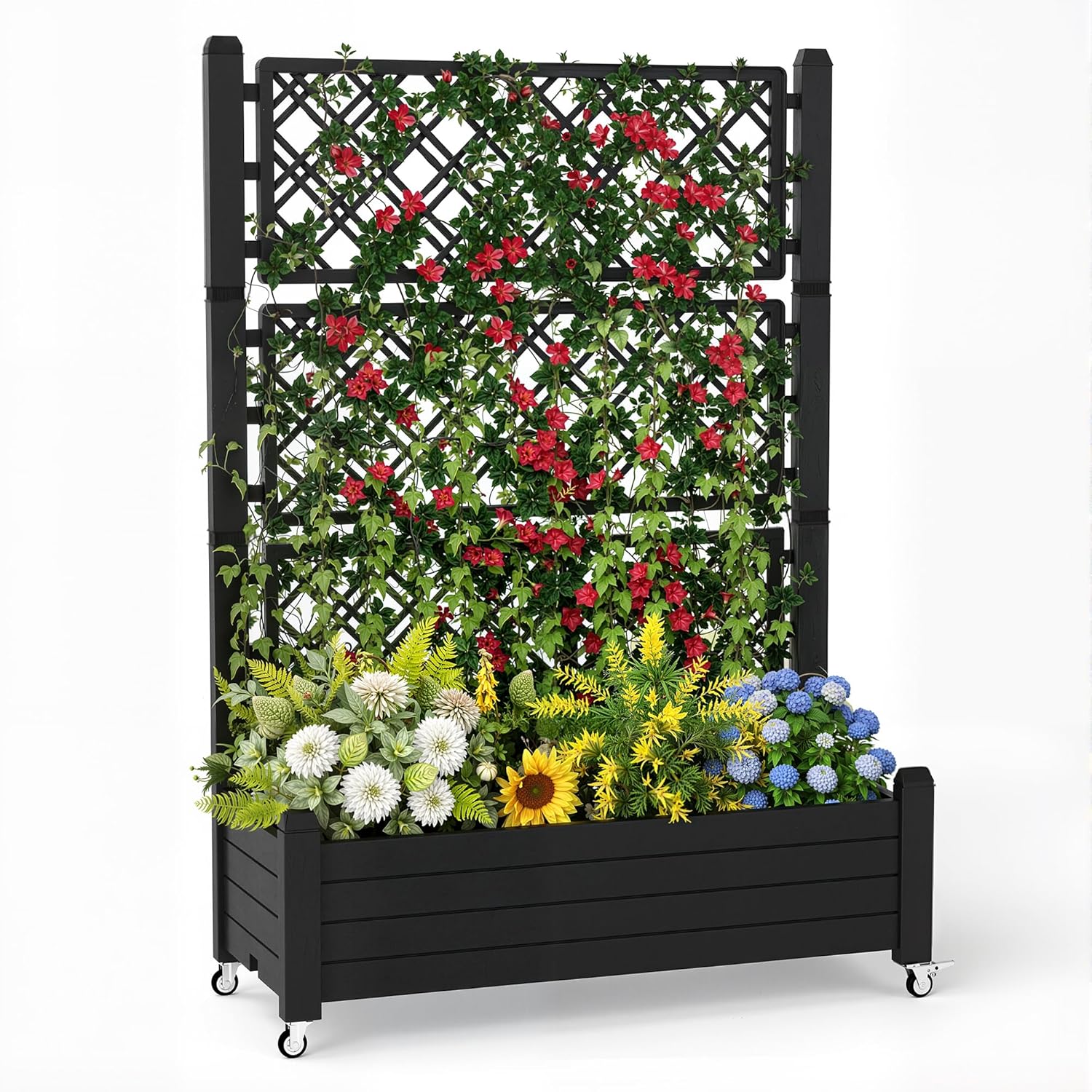 Приподнятая грядка с решеткой, – обзор и цена Self Watering Planter
